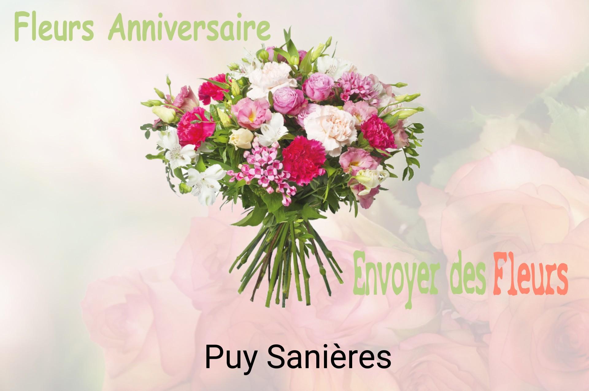 Bouquet de fleurs d’anniversaire livré à Puy-Sanières